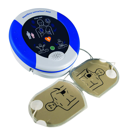 Heartsine Samaritan PAD 350P Semi Automatic Defibrillator Outdoor Package