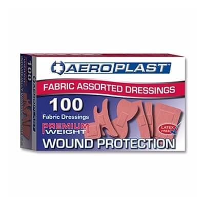 Aeroplast Fabric Assorted Dressings