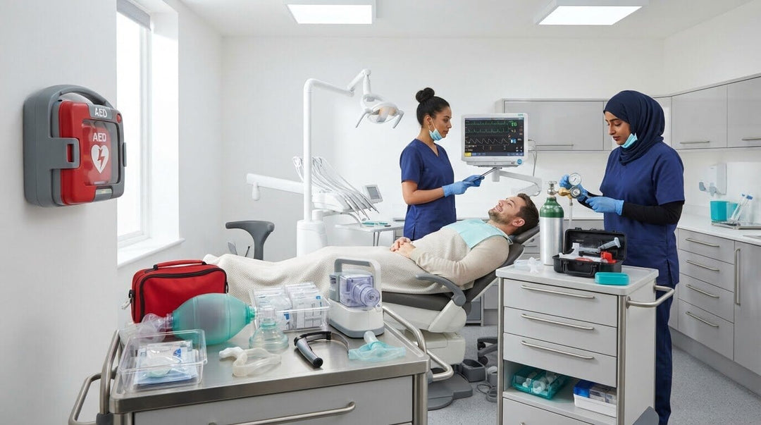 Sedation emergency protocols for dentistry and airway risks
