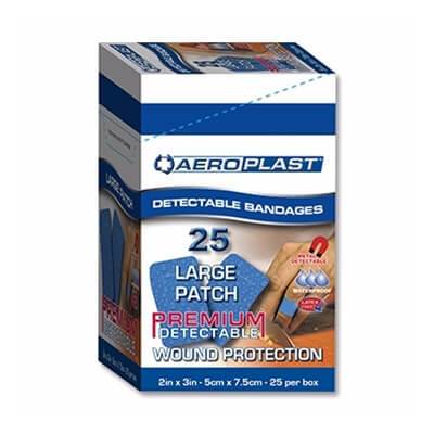 Aeroplast detectable large patch dressings