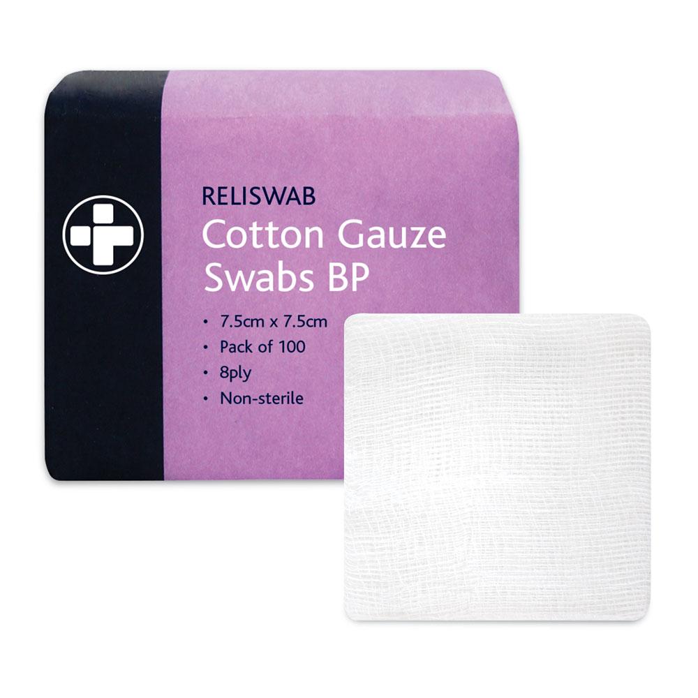 Cotton-gauze-swab-7.5x7.5cm-8ply.
