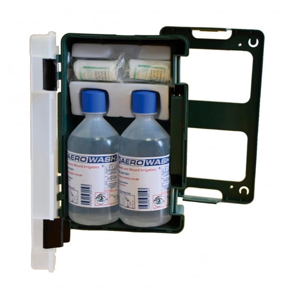 Eyewash Station Cabinet with 500ml Bottles | First Medical Training