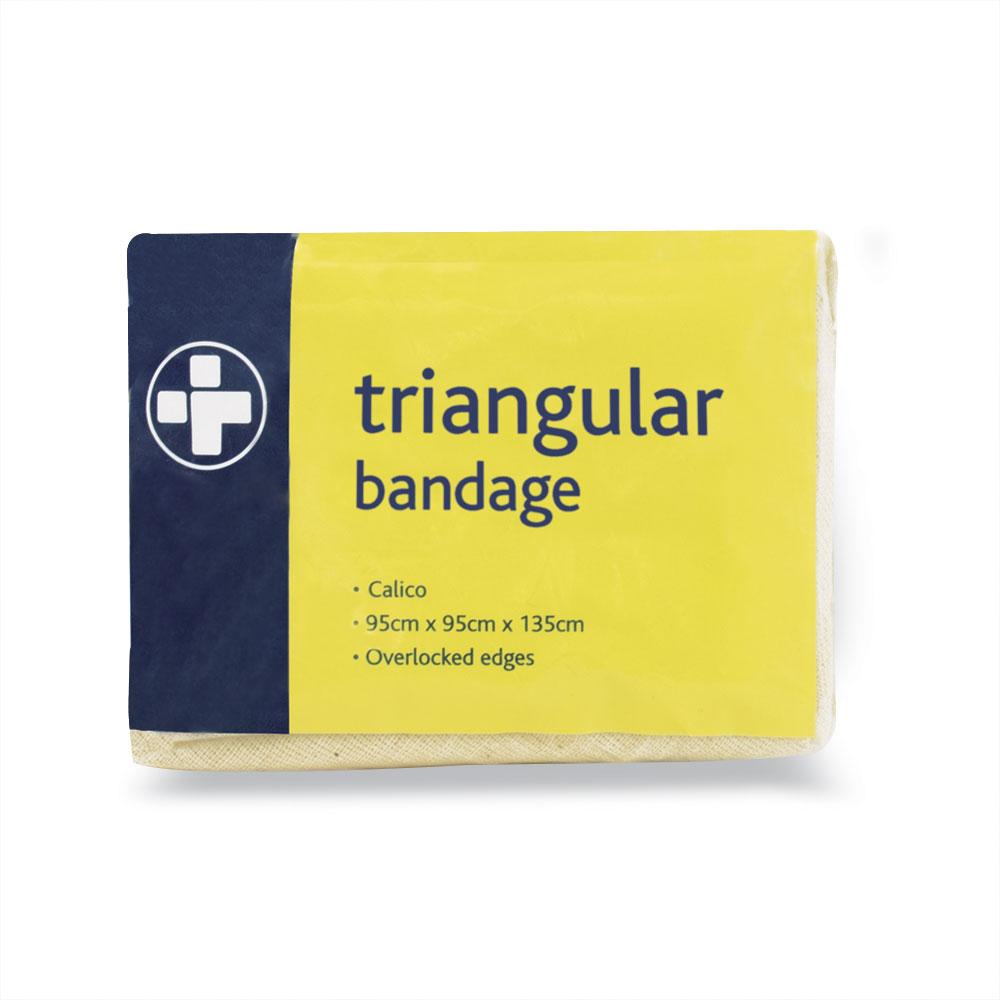 Triangular-bandage-calico-hemmed